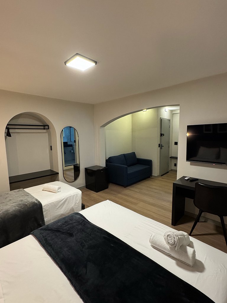 Flat em Hotel próximo ao Lourdes e Savassi