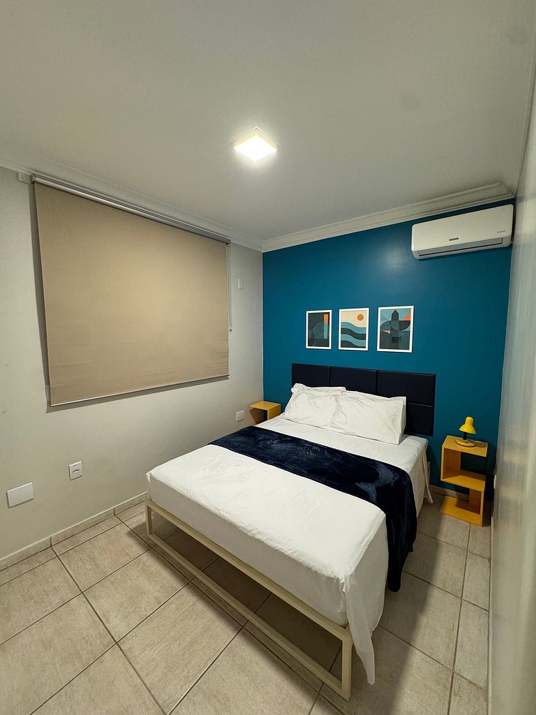 Quarto com banheiro privativo em pousada
