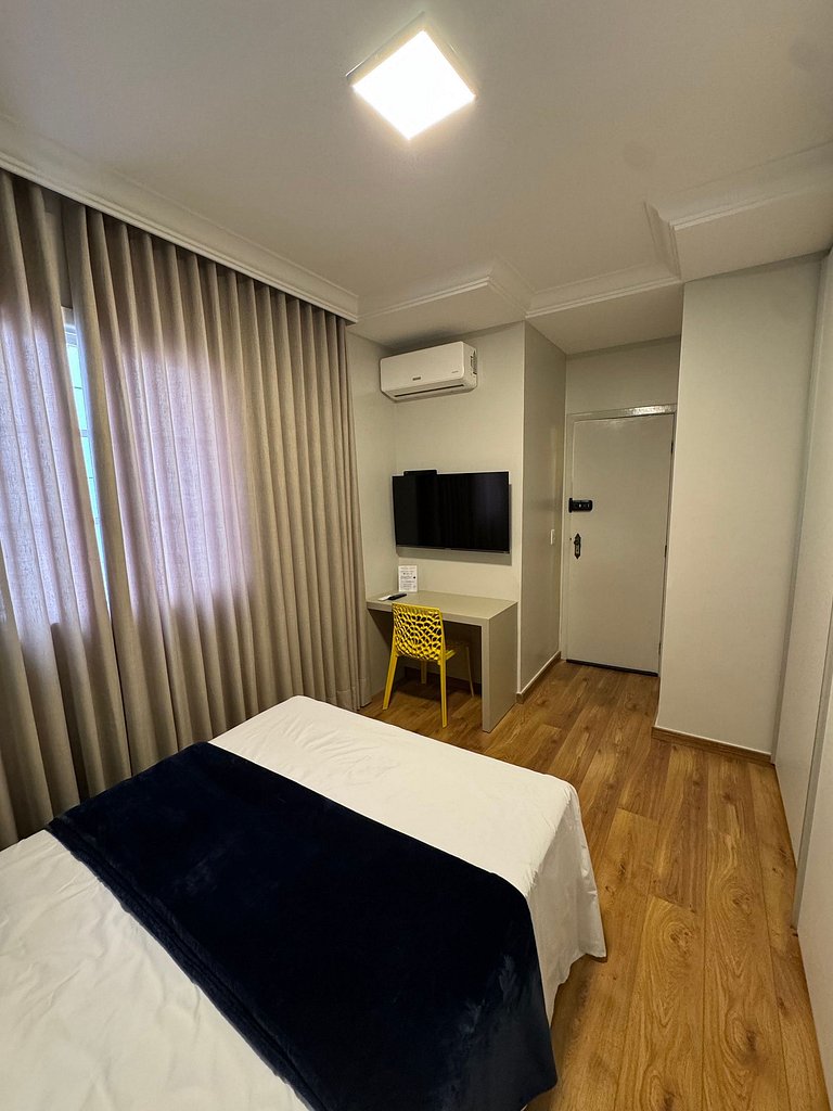 Quarto privativo em pousada