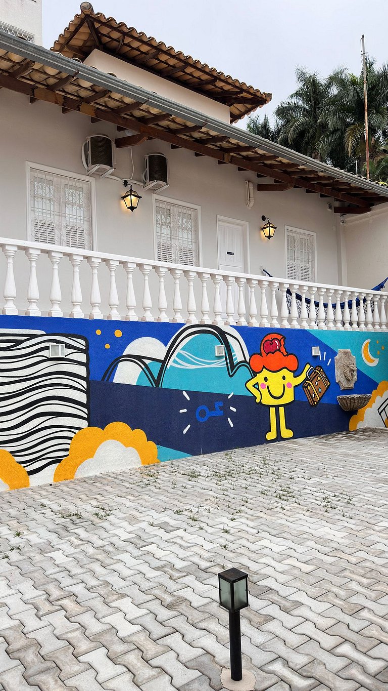 Quarto privativo em pousada