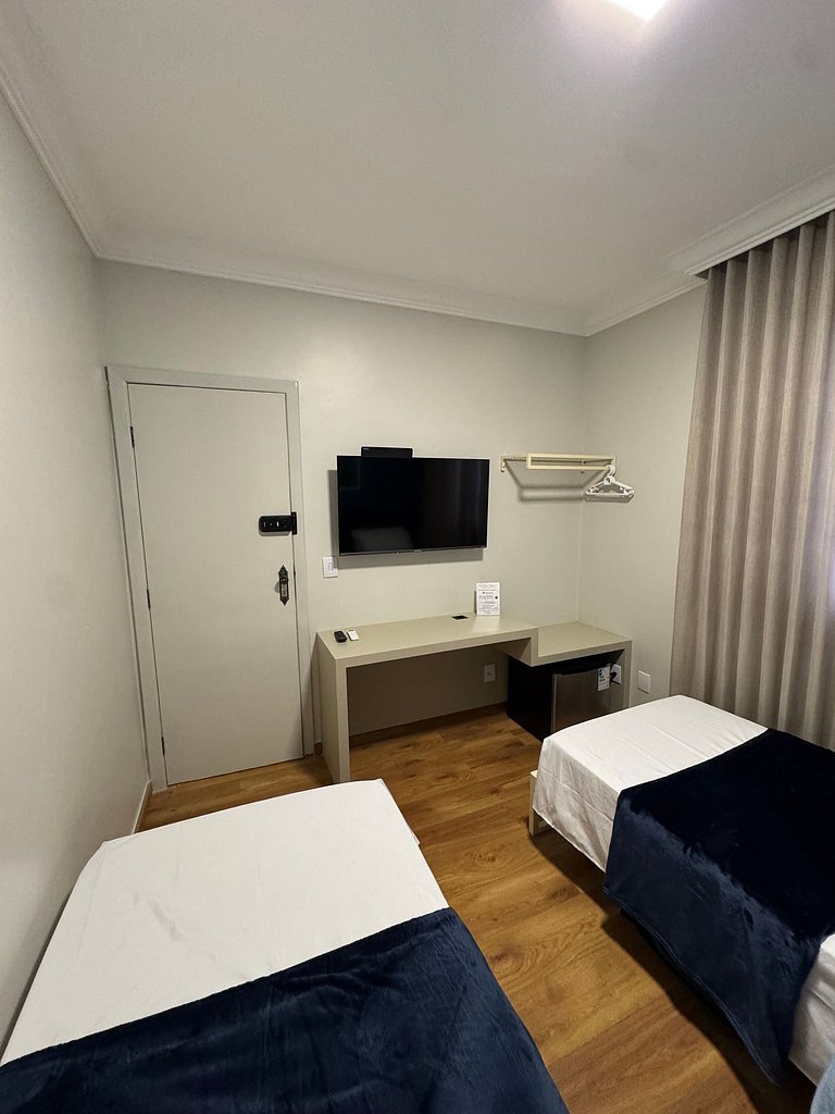 Quarto privativo em pousada